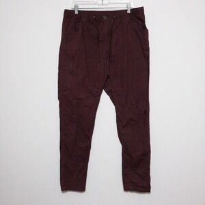 The Bylt Ripstop Pants Mens XXL Red Drawstring Outdoors Hiking Cotton Blend